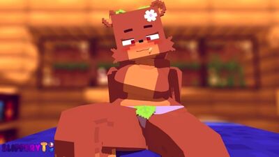 Майнкрафт: Биа теряет свою анальную девственность (by SlipperyT) HD720p