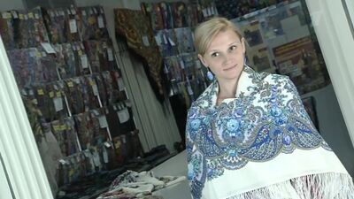 Как носить павловопосадские платки. Моя коллекция павлопосадских платков