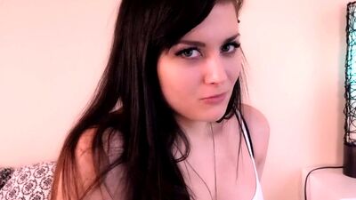 Виртуальный секс. Обрюхатил соседку-брюнетку. POV размножение - Ellie Idol