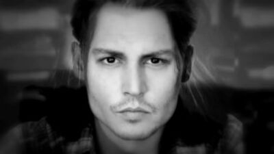 JOHNNY DEPP face change 43 year in 45 seconds