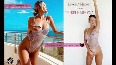 LonelyMeow Mia in PURPLE MEOW - long teaser preview