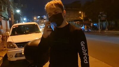New viral 2021 Pinoy grab food rider Swerte naka Isa kay ganda Pinay scandal