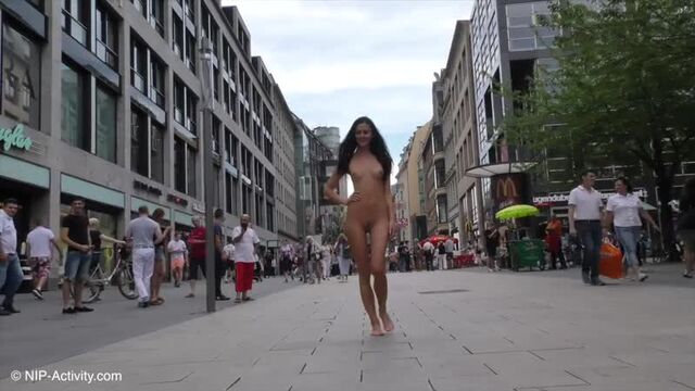 Nude walking in public