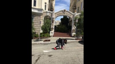 Лодовика Комельо в Instagram'е: "Наша жалоба для Сан-Франциско - это подъёмы!"