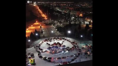 НаШествие Дедов Морозов в Рыбинске