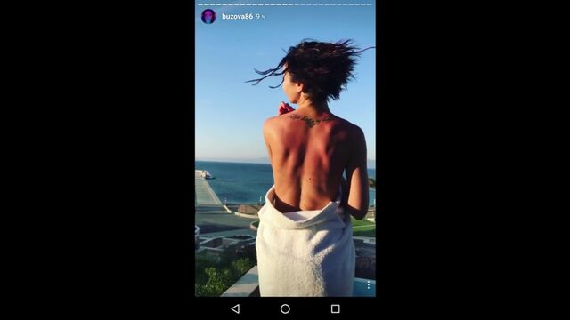 Голая Ольга Бузова Instagram История от 06.05.2017