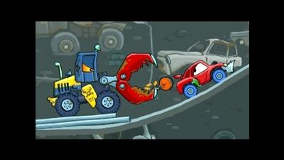 Мультик ИГРА для детей про МАШИНКИ - МАШИНА ест МАШИНУ [3] FineTV