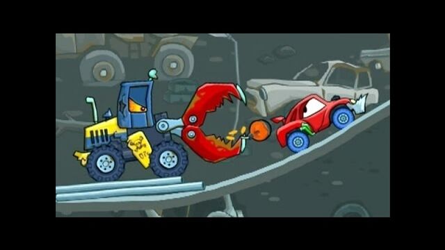 Мультик ИГРА для детей про МАШИНКИ - МАШИНА ест МАШИНУ [3] FineTV