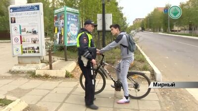 Сотрудники ГИБДД проводят в Мирном профилактические рейды