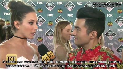 Интервью Тройэн на ковровой дорожке премии «Teen Choice Awards 2016» [Русские субтитры]