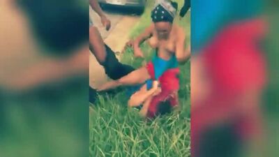 Hood Fights_Girl gets Beat Up for Talking Shit