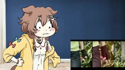 [SkittlesClips Ch.] Korone reacts to Dream's Face Reveal