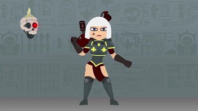 Ankha Dance but Sister of Battle [Warhammer40k Ankha Meme animation]