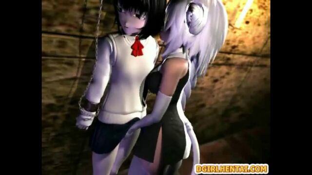 Neko hentai shemale ghetto fucked a chained