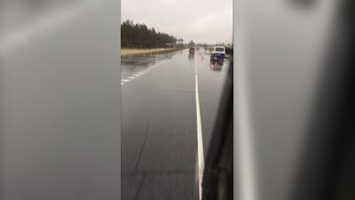 Авария на трассе Сургут - Лянтор
