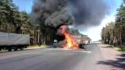 Авария, Горьковское шоссе в сторону Казани 08.08.2012