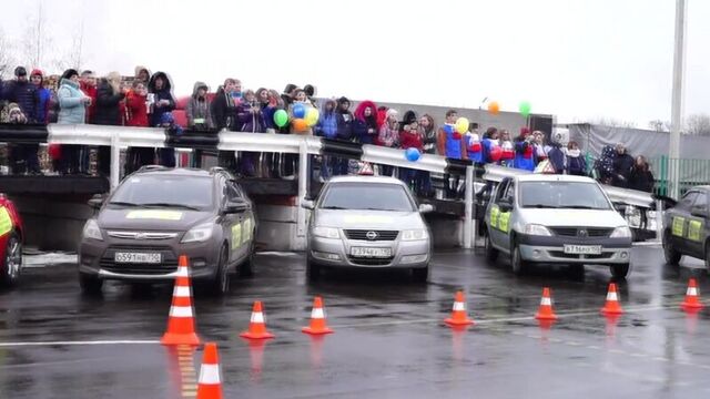 АвтоЛеди 2017 г. Ногинск автодром автошколы "ОРЛАН"