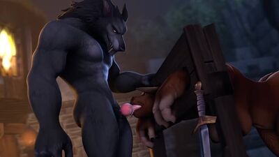 2d yiff by pptimewithd Furry Porn Sex E621 FYE warcraft r34 worgen tauren werewolf cowgirl bondage deepthroat blowjob Straight