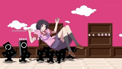 Цикл Историй. История Кошки (Белая Глава). Опенинг 1 // Monogatari Series. Nekomonogatari (Shiro). Opening 1 (Bakemonogatari)