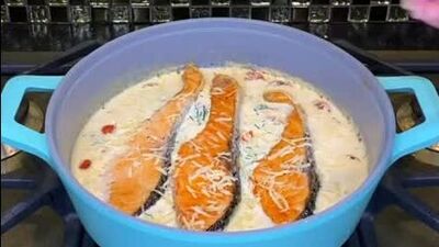 Сёмга в сливочном соусе