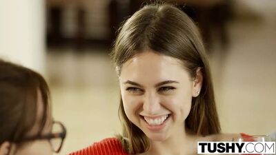 TUSHY, Riley Reid в первом двойном проникновении