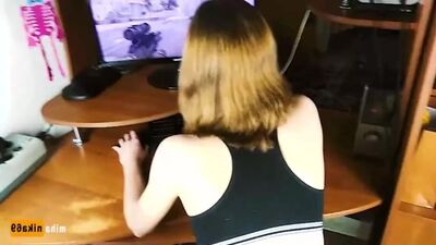 Трахнул геймершу кс го в пизду порно