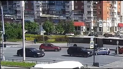 Автобус в Питере авария