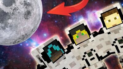 [The Parnisha] ПАРКУР ДО ЛУНЫ в Minecraft #1