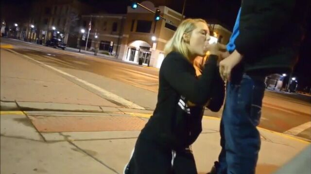 Blowjob on street — Отсосала на удице 18+ • 30STF