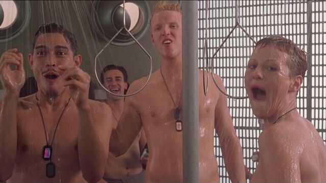 Blake Lindsley, Tami-Adrian George, Brooke Morales, Dina Meyer Nude - Starship Troopers (1997) 1080p Watch Online