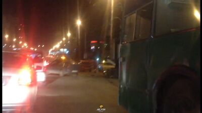 Массовая авария на улице Кошурникова 31.10