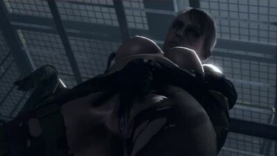 Metal Gear Solid - Залили спермой киску Quiet 18+