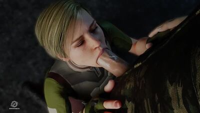 Mortal Kombat 11 Cassie Cage Blowjob (Animation W_Sound)