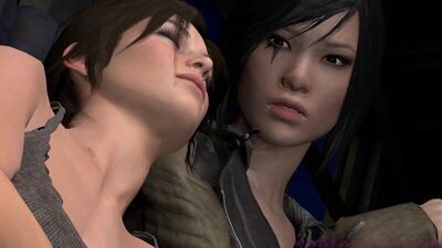 Lesbian Train Molesters Full HD - 3D Porn / 3Dポルノ