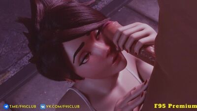 F95 18+ Tracer makes an awesome blowjob (sex overwatch porn overwatch tracer blowjob rule34 xxx nsfw porn sfm porn tracer bj 3d)
