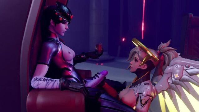 Widowmaker x Mercy - 3D Porn / 3Dポルノ