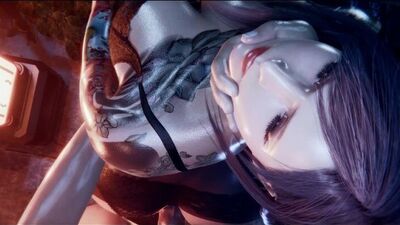 Tifa From Behind - 3D Porn / 3Dポルノ