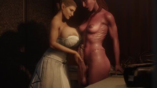 Bordello Lyria Preview Handjob - 3D Porn / 3Dポルノ
