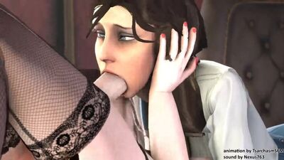 (Sound)Elizabeth futa on female [BioShock Infinite;Porn;BJ;blowjob;deepthroat;Dickgirl;Shemale;Futanari;R.34;Animation;sex;SFM]