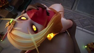 (Sound)Blood Elf futanari on female ver.3 [World of Warcraft;WoW;Porn;Pov;Hentai;Dickgirl;Sex;R.34;Sfm;порно;хентай;варкрафт]