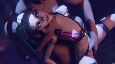 (Sound)Jinx sex [League of Legends, LoL;Porn;Hentai;R34;Blender;порно;секс;хентай;лига легенд]
