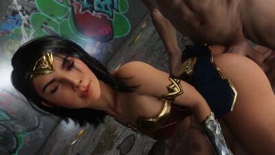 (Sound)Wonder Woman sex [DC;Diana Prince;Porn;Hentai;R34;Blender;порно;секс;хентай]