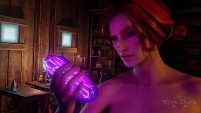 (Sound)Triss Merigold female solo bondage - The Awakening Part 1 [The Wicther 3;Porn;Hentai;R34;Sex;Blender;порно;ведьмак;соло]