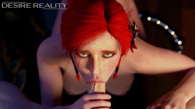 (Sound) Triss Merigold pov blowjob - Pleasing the King [The Witcher 3, Desire Reality;Porn;Hentai;Oral;R34;Sex;Blender;Ведьмак]