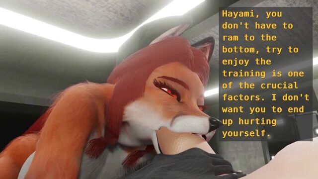 Furry yiff fox porn sex blowjob space
