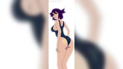 Lena Tikhonova (Lena Tihonova) - twerks; big butt; 3D sex porno hentai; (by SmoleVN) [Everlasting Summer | Бесконечное Лето]
