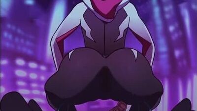 Gwen Stacy - NSFW; shaking booty; twerks; thicc; big butt; 3D sex porno hentai; (by @18dart3) [Marvel | Spider-Man]