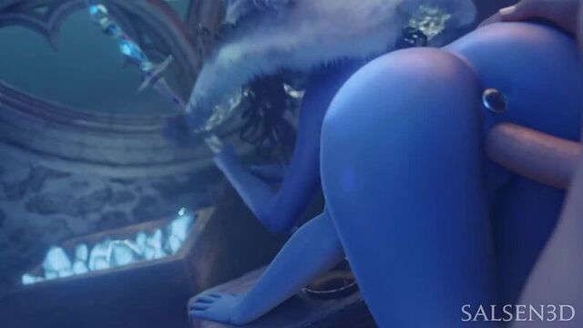 Ranni - NSFW; thicc; big ass; big butt; anal; doggystyle; 3D sex porno hentai; (by @Salsen3D) [Elden Ring]