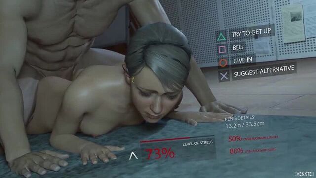 Kara - NSFW; small tits; vaginal fucked; 3D sex porno hentai; (by @Vekkte) [Detroit Become Human]