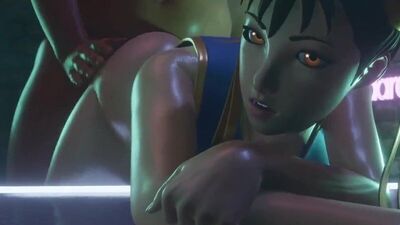 Chun-Li - NSFW; doggystyle; big tits; big boobs; 3D sex porno hentai; [Street Fighter]